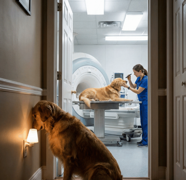 Como agir se o seu pet encosta a cabeça na parede por muito tempo Latidos e Lambidas Capa Web Stories