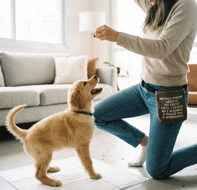 Como fazer com que o cachorro faça xixi no lugar certo Latidos e Lambidas Capa Web Stories