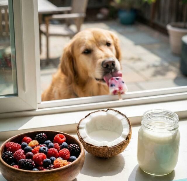 Como fazer sorvete pet gourmet para refrescar o cão Latidos e Lambidas Capa Web Stories