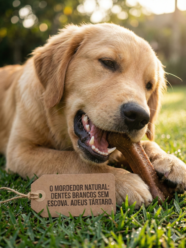 Como o seu cão terá dentes brancos usando este mordedor novo?