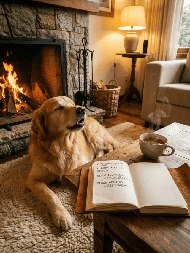 O que significa quando um cachorro suspira?